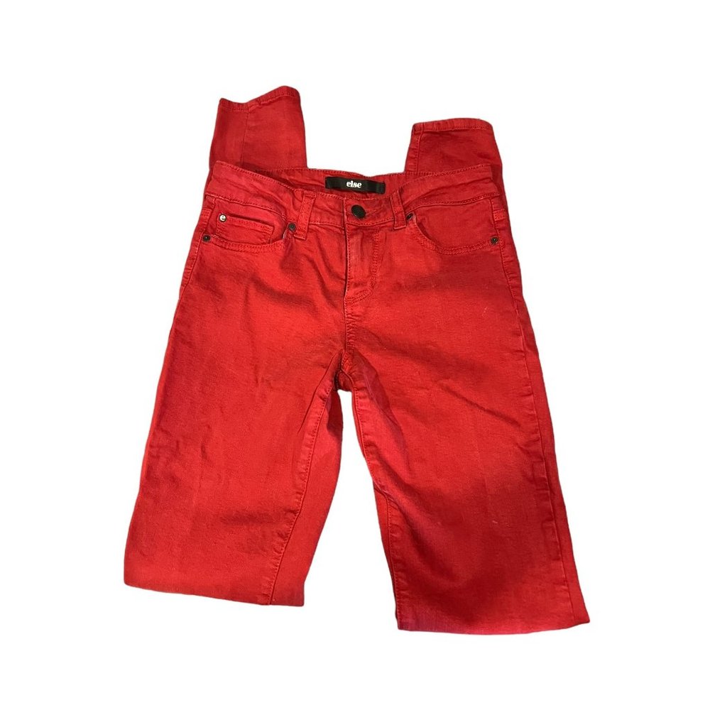 Else red denim jeans Skinny Size 25 Colorful